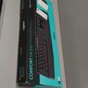 Logitech MK345 Wireless Keyboard and Mouse Combo with Palm Rest, 2.4 GHz USB Receiver, Compatible with PC, Laptop, Black (1 Pack)