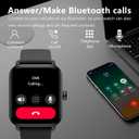 KEEPONFIT Smart Watch Answer/Make Calls, 1.85" Aluminum Case Alexa Built-in Fitness Tracker with IP68 Waterproof/100 Sports Modes/Heart Rate/Sleep for iOS/Android (Champagne Pink)