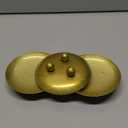 Iron Plate Candle Holder, Gold, Decorative Iron Pillar Candle Holder, Set of 3,Candle Stand for Wax Candles