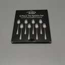 8-Piece 6.7 Inches Stainless Steel Tea Spoon, Durable Dishwasher Safe Teaspoons, Silverware Dessert Spoons, Small Spoons For Restaurant, Hotel