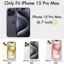 MINSCOSE for iPhone 15 Pro Max Case Aesthetic Checkered Plaid Checkerboard Design Pattern,Trendy Slim TPU Shockproof Protective Full Camera Protection Phone Cover-Green