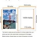 LUCKYLIFE 18x24 Frame in Black, Gallery Frame for Wall Mounting, 2 Pack