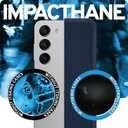 ITSKINS Ballistic R // Nylon Protective Phone Case for Samsung Galaxy S23, Slim Hybrid Case, Anti-Slip, Heavy Duty Shockproof Cover, Military Phone Case - Dark Blue