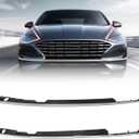 Priprilod Front Fender Trim Chrome Left+Right Side Fit For Hyundai Sonata 2020-2023 87711-L1100, 87711L1100, 87712L1100, 87712-L1100