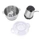 Electric Meat Grinder 350W Stainless Steel Meat Mincer with Speed Control and Braking Function for Efficient Grinding and Chopping of Meat and Vegetables Easy to and Design (US Plug 100 to 120V)