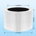 Vilaso 211i MAX Filter Replacement for Blue Pure Air Purifier, 2 Pack | 2-Stage Filtration System of H13 HEPA Filter and Activated Carbon Filter