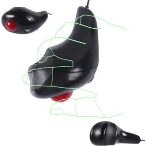 elec Space Trackball Mouse Wired - Ergonomic Computer Mouse for Laptop with High Precision, Comfortable Hand Operation, and Long-Lasting Use