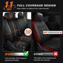 AOMSAZTO Custom Seat Covers for Chevy Silverado GMC Sierra 1500 2014-2018