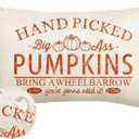 Fall Pillow Covers 12x20 Outdoor Waterproof Pumpkin Autumn Decor