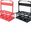 zeclive 2PCS 6 Cup Reusable Drink Carrier with Handle for Delivery for Drinks, Car, Cup Carriers for Various Parties, Bar, Portable Cup/ Coffee Holder, Foldable Drinks Caddy with Tray