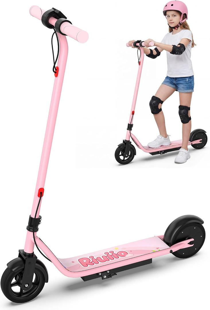 Electric Scooter for Adults, Teens & Big Kids, 350W-500W Motor, 10Mph-21 MPH & 10-28 Miles Max Range, 6.5 to 10 inch Tires, Portable Lightweight E-Scooter