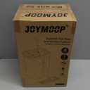 JOYMOOP Mop and Bucket with Wringer Set, Hands Free Flat Floor Mop and Bucket, with 3 Washable Microfiber Pads, Wet and Dry Use, Floor Cleaning System