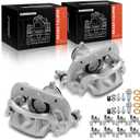 A-Premium Disc Brake Caliper Assembly with Bracket Compatible with Toyota Camry 2018-2024, Avalon 2019-2022 - Rear Driver and Passenger Side