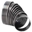 8Pcs Leather Punching Die Set Round Shape Alloy Steel DIY Cardboard Cutting Hollow Hole Puncher