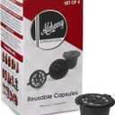Nespresso Capsules Refillable - Reusable Coffee Pods For Nespresso Cups - OriginalLine Compatible - Pack of 6