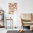 Cabilock Paper Floor Lamp Shade 37.4 Inch White Rice Paper Globe Lampshade for Living Room Bedroom Home Light Cover Soft Lighting Effect