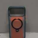 TORRAS Ostand Q3 Air for iPhone 17 Pro Max Case with 360 Magnetic Stand, Fit for MagSafe, MilGrade Drop Tested, Camera Control Button, Shockproof Phone Case for iPhone 17 Pro Max 6.9", Glacier Sprint