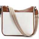 FOXLOVER Canvas Bucket Crossbody Bags & Crossbody Bags for Women