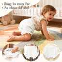 Durio Baby Bloomers for Toddler Girls Newborn Diaper Covers for Girls Cute Cotton Baby Girl Shorts (3-9 Months)