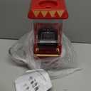 Popcorn Machine, Hot Air Popcorn Maker Kit Gift Box, Portable Home Popcorn Popper Machine, 10-Cup,Oil-Free,Retro Style,Compact and Cute (red/gold)