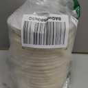 VitalCozy 1/4" Cotton Piping Cord 6 mm Natural Cording for Sewing Piping for Pillows and Other Soft Welt Applications(46 Yds)