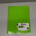 Mintra Office Durable Spiral Notebooks, 5 Subject (Green, College Ruled 1pk)