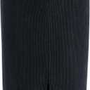 PRETTYGARDEN Corduroy Skirt Women Fall Fashion 2025 High Waisted Pencil Midi Skirts Business Casual Work Office Winter Outfit (12, Dark Grey)