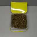 #8 x 1-5/8" Multi-Purpose Wood Deck Screw for Interior and Exterior,Bugle Head Golden Coated with T15 Bit Star Drive Torx Furniture Building/Fence/Decking(915Pcs,5LBS)