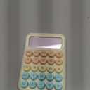 Mr. Pen- Mechanical Switch Calculator, 12Digits, Large LCD Display, Colorful Calculator Big Buttons (Creamy Citrus)