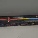 Cyberpunk Neon Sword | 31.5" Spark Blade w/Hit Sensor Sound & Fog | Type-C Rechargeable | for Rave, Cosplay & Display (Black)