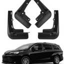 Mud Flaps Compatible with 2021 2022 2023 2024 2025 Toyota Sienna/Granvia Accessories All Weather Fender Guard Mudguards Sediment Protection No Need to Drill Holes
