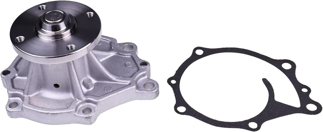 Water Pump with Gasket N-21010-50K28 2101050K28 Compatible with Nissan H15 H20-II H25 Engine Forklift