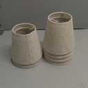 Small Lamp Shades Clip on Bulb,Set of 6 Chandelier Lamp Shades 5 Inch,Mini Linen Lampshade 3.5x5x5.5in Small Lamp Shade for Chandelier Lamp Replacement (Beige)