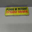 Student Driver Magnet for Car - Upgraded Please Be Patient Student Driver Vehicle Bumper Magnetic Sticker, Stronger Magnetic New Student Driver Safety Warning Reflective Signs for Beginner, Set of 3