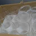 TBWIND 12Pcs Glass Cylinder Vases 12 Inch Tall Clear Flower Vases for Centerpieces Wedding Decoration, Hurricane Floating Candle Holder for Party Table Home Decor