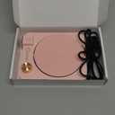 Saker Mug Warmer, Smart Candle Warmer with 9-Temp Settings with Temperature and Time Display, Auto Shut Off with Reservation Feature, Portable Coffee Cup Warmer for Desk(Pink)