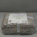 Modern Threads 6 Piece Set, 2 Bath Towels, 2 Hand Towels, 2 Washcloths Yarn Dyed Diamond Gate Jacquard Towel Set Taupe