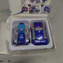 Collision Transforming Dinosaur Car Toy, 2 Magnetic Cars Transform into Dinosaur Toys for Kids Toddler Fun Deformation Robot Dino Car Christmas Birthday Gift Toys for Boys Girls(Blue Dragon)