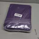 King Size Fitted Sheet Only - 4-Way Stretch Knit, Snug Fit, Wrinkle Free & Stay in Place, No More Slipping Off for Mattress, Soft & Comfortable - Purple, King