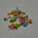 40pcs Mini Resin Animal 40 Styles Tiny Resin Animals Miniature Little Small Animal Figures Bulk for Micro Fairy Garden Landscape Accessories Dollhouse Hide Crafts Decor Aquarium Toys