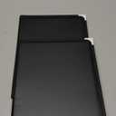 Pu Leather Menu Cover Sleeves Practical Menu Holder for Restaurants Cafes and Bars Easy to Clean Faux Leather Design Black