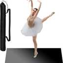 Portable Dance Floor Smooth Ballet Floor Vinyl Dance Mat for Home Stage Studios Kids Adults Practice Improve, 6.6 x 3.9 Ft