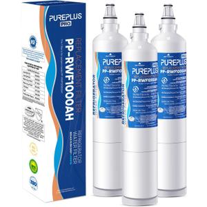 PUREPLUS PRO 5231JA2006A NSF/ANSI 53&42 Certified Refrigerator Water Filter Replacement for LG LT600P kenmore 469990, 9990, R-9990, FML-2, RWF1000A, LSC27931ST, LFX25960ST, 3Pack
