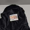 SINOSSO Soft Velvet Shoe Bench Cover, (36.5"- 48") L x (13.8"- 18") W Stretch Washable Dining Bench Upholstered Protector Rectangle Chair Slipcover, (L, Black)