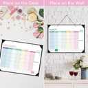 Desk Calendar 2026-12 Monthly Large Desk Calendar 2026, 22" x 17", Jan. 2026 - Dec. 2026, Corner Protector, Large Ruled Blocks - Colorful Lump