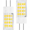 G5.3 12-24V AC/DC LED Bulbs 4 Watt Equivalent 40W Halogen JC Bi-Pin Base Light 400LM Non-dimmable for Track Light, Landscape (Warm White 3000K 4PACK)