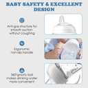 Sippy Cup Conversion Kit Compatible with Philips Avent Natural Baby Bottles, Spout Soft top and Weighted Ball Sippy Cup Transition Kit with Handles, 6m+ Pack of 3