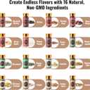 Alcohol Infusion Kit,16 Natural DIY Whiskey Making Kit for Infusing Bourbon,Rye, Gin, Vodka,Tequila, Rum with Custom Botanicals, Perfect Alcohol Infusion Kits Stocking Stuffers for Men, Dad, Husband