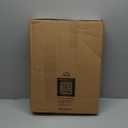 Mayfair Padded Toilet Seat, Cushioned Soft Vinyl over Wood Core Seat, Secure Hinges, Easy Clean, Made in USA, Elongated, Bone (Round)