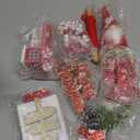 Christmas Decorations 8 PCS Tiered Tray Decor Set, Cute Tabletop Christmas Decor for Home Shelf Mantel Fireplace Office Desk Coffee Bar Xmas Table Centerpieces Tray Objects Holiday Decoration Set